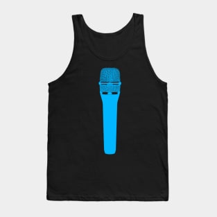 Cyan Mic Tank Top